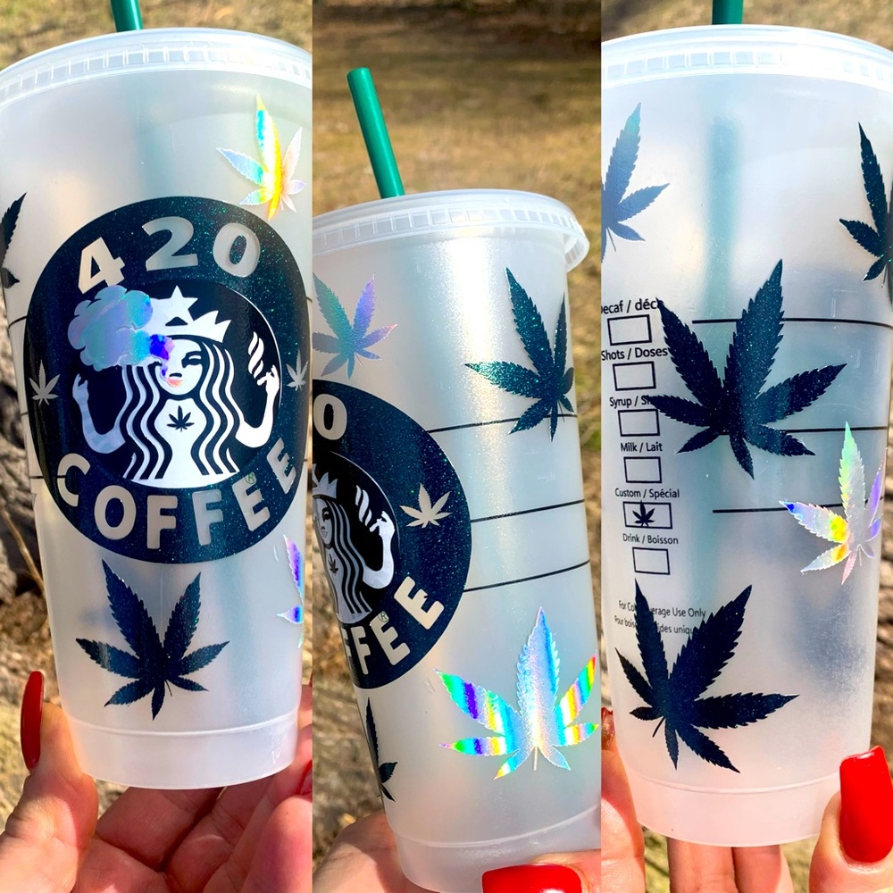 420 coffee  Starbucks custom cup